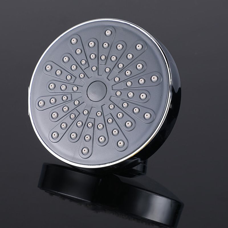Round Fixed Shower Head Traditional Style Metal 5-Inch Fixed Shower Head