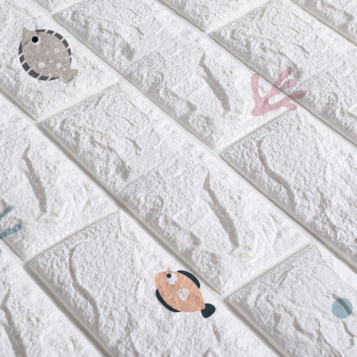 Industrial Wall Panel 3D Printing Bathroom Wall Panels in White