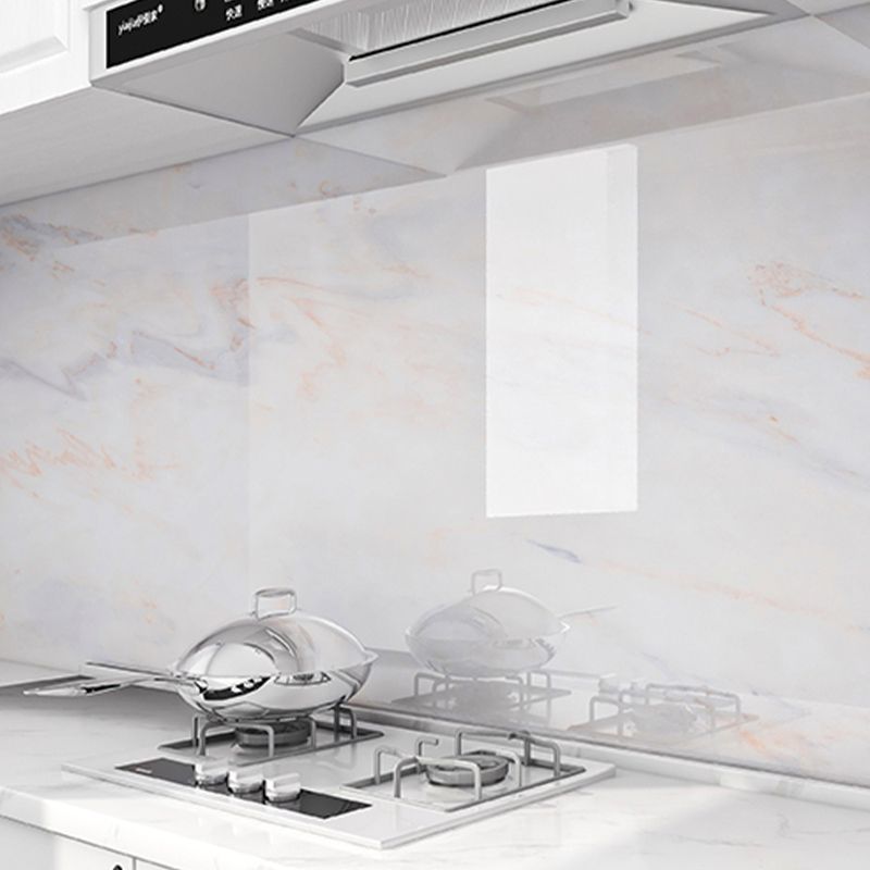 23.6" Rectangular Single Plate PVC Peel and Stick Tile for the Kitchen