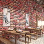 Industrial Wall Plank Brick Pattern Bathroom and Living Room Wall Panels