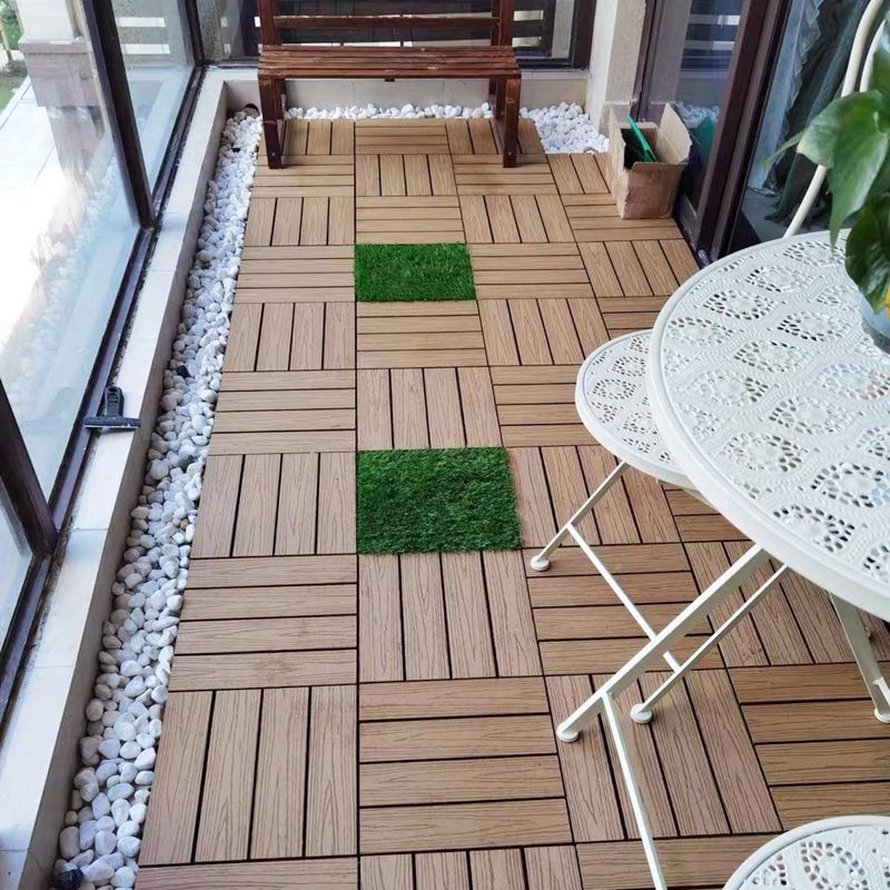 Connectable terrace tiles composite terrace tiles for outdoor use