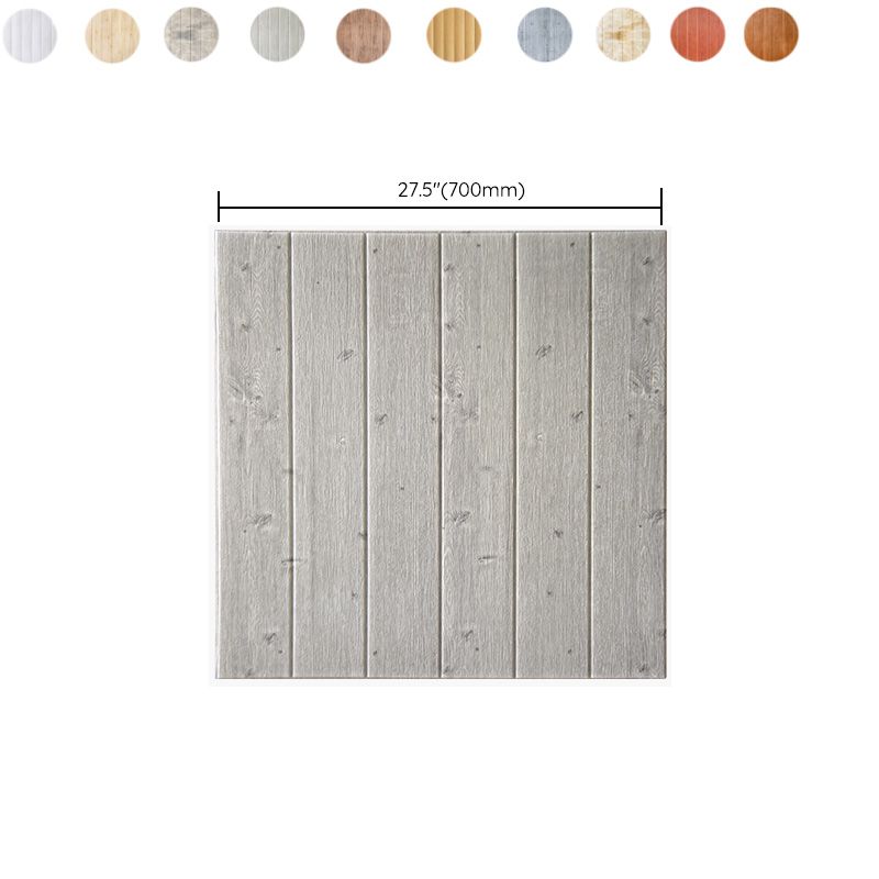 Modern Tin Back Panel Smooth Thickened Wall Ceiling Wood Grain Design