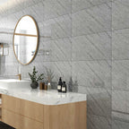Individual Tiles Wallpaper PVC Waterproof Peel and Stick Tiles Wall Tile