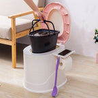 Contemporary Floor-Mounted Toilet Plastic WC for the Bathroom