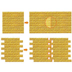 Peel and Stick Tile Plastic Rectangular Subway Tile Kitchen and Bathroom