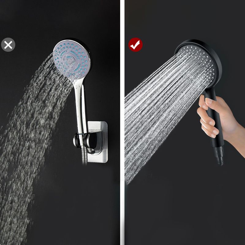 Bathroom Showerhead 3-Jet Massage Wall-Mounted Round Showerhead