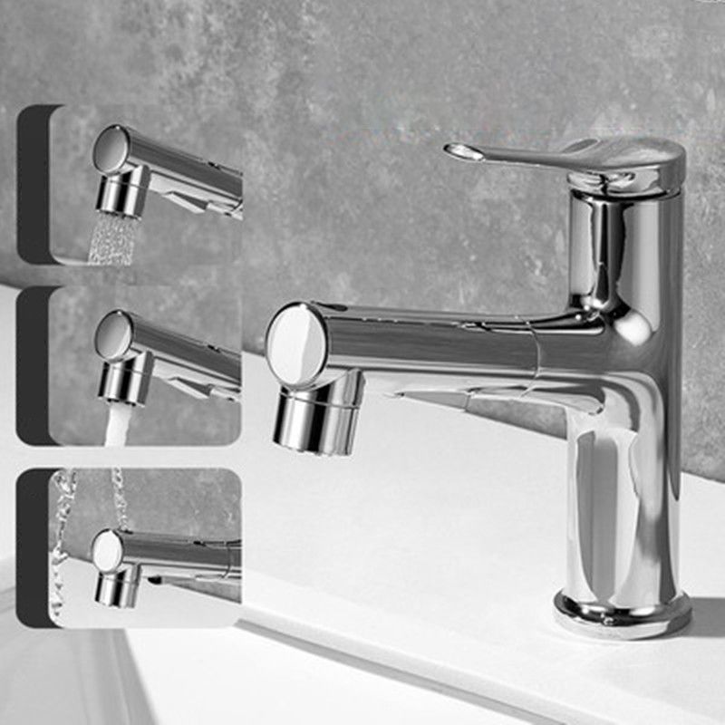 Contemporary Style Faucet Single Lever Mixer with Swivel Spout