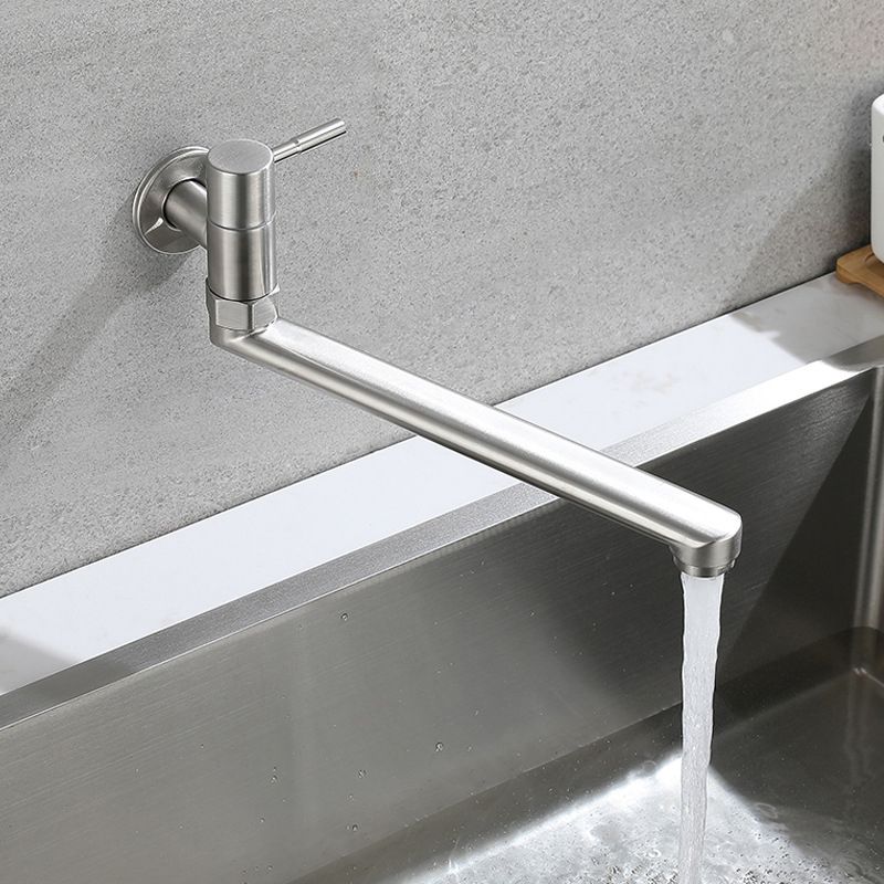 Kitchen faucet pot filling valve single handle swivel stainless steel kitchen faucet
