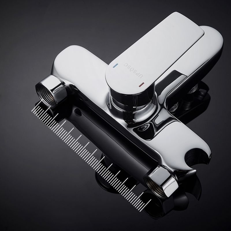 Popular Bathtub Filler Wall-Mounted Lever Handle Fixed Bathtub Faucet Trim