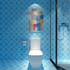 Modern PVC Flooring Peel and Stick Geometrically Printed Vinyl Plank Flooring