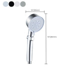 Plastic Handheld Showerhead Bathroom Adjustable Spray Pattern Showerhead