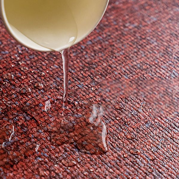 Square Plastic Flooring Water Repellent Peel and Stick Tiles Floor Leather