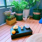 Outdoor Patio Wood Decking Interlocking Plank