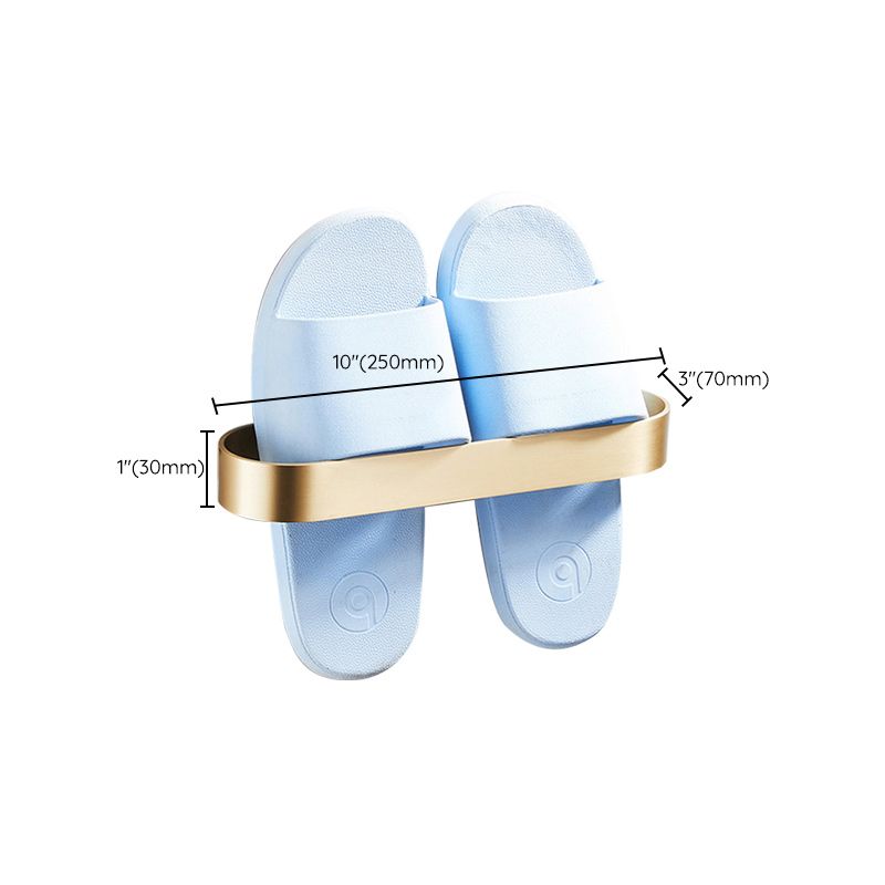 Golden Modern 5-piece Bathroom Accessories Set Brushed Brass Towel Holder/Paper Holder
