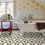 PVC Peel and Stick Wall Tile Square Single Tile Wallpaper with Slip Resistance