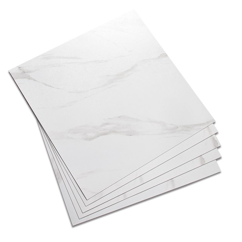 Square Peel & Stick Vinyl Flooring Stone Design PVC Flooring for the Living Room