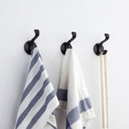 Minimalist Bathroom Accessories individually or in a set Matte Black Bathroom Hardware