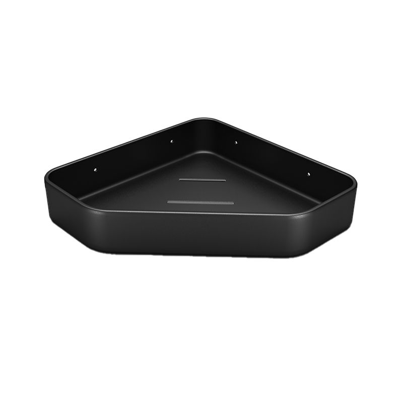 Matt black bathroom accessories set Modern anti-rust 1/2/3-piece bathroom shelf