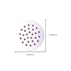 Metal Fixed Shower Head Modern Bathroom Ceiling Mount Shower Head