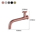 Modern 1-Hand Basin Mixer 1 Hole Wall Mounted Bathroom Faucet