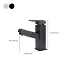 Modern Sink Faucet Uniform Color Metal Sink Bathroom Faucet