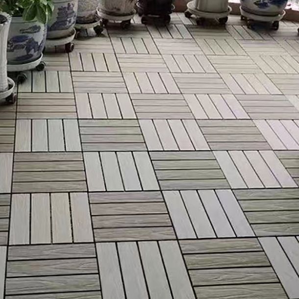 Deck Plank Loose Lay Wood Floor Tiles Garden Outdoor Flooring