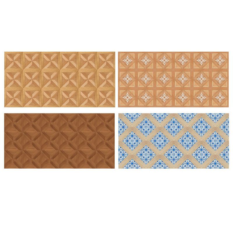 Fancy PVC Vinyl Flooring Peel and Stick Geometrically Printed Vinyl Plank Flooring