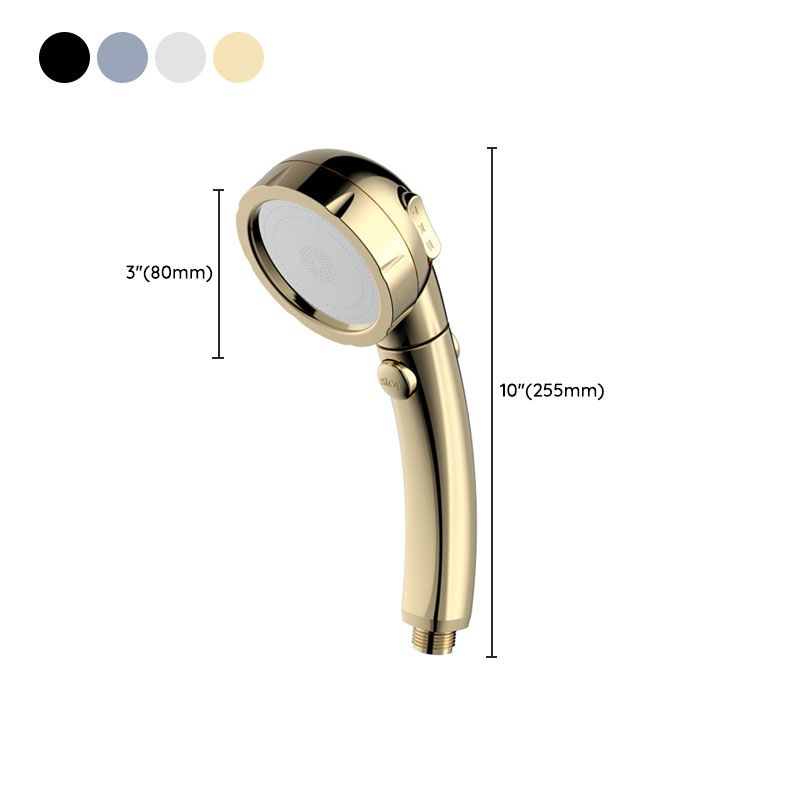 Contemporary Shower Combination Hand Shower Plastic Wall Mount Round Shower Head Combination
