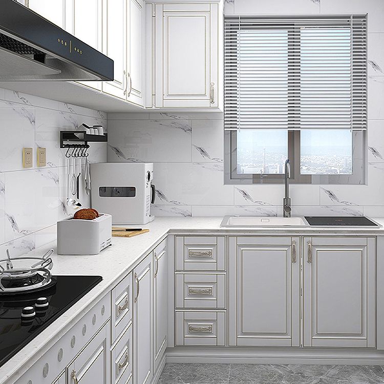 Rectangular Mold Resistant Tile PVC Singular Peel & Stick Tile for the Kitchen
