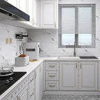 Rectangular Mold Resistant Tile PVC Singular Peel & Stick Tile for the Kitchen