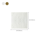 Interior Wall Cladding 3D Floral Print Peel and Stick Waterproof Wall Panels