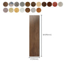 Rectangle PVC Flooring Smooth Peel and Stick Wood Look Vinyl Floor
