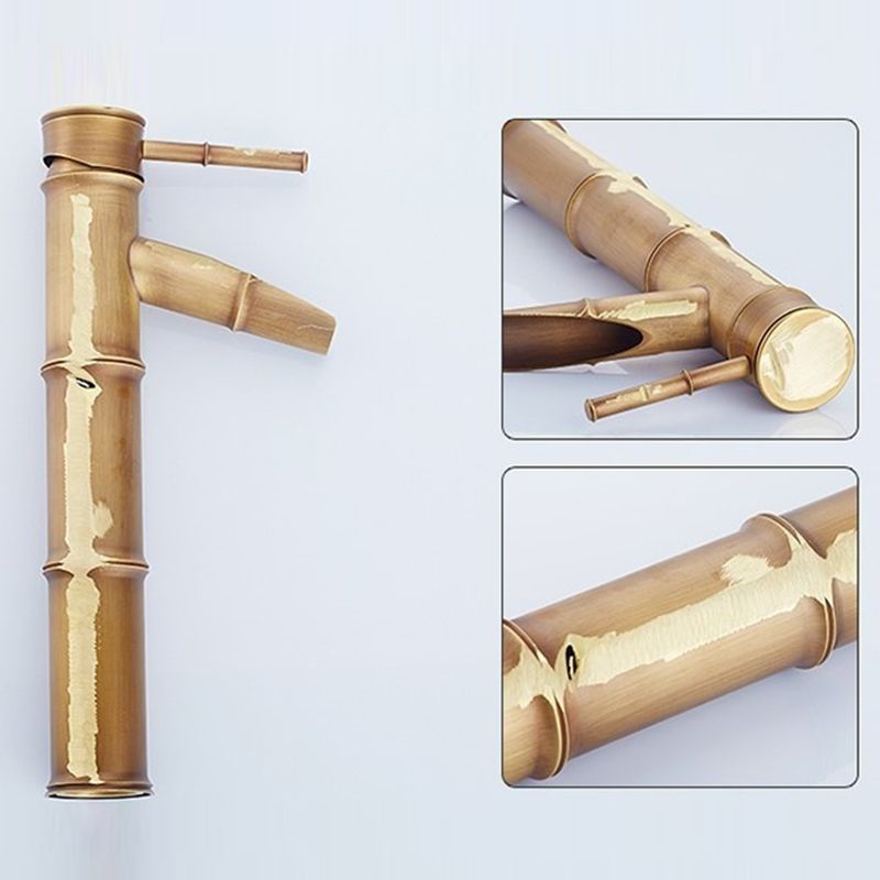 A hole water tap country sink bathroom faucet with single lever handle