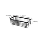 Modern Classic Bathroom Accessories Set in Stainless Steel Matte Black Bathrobe Hook/Towel Ring Bar