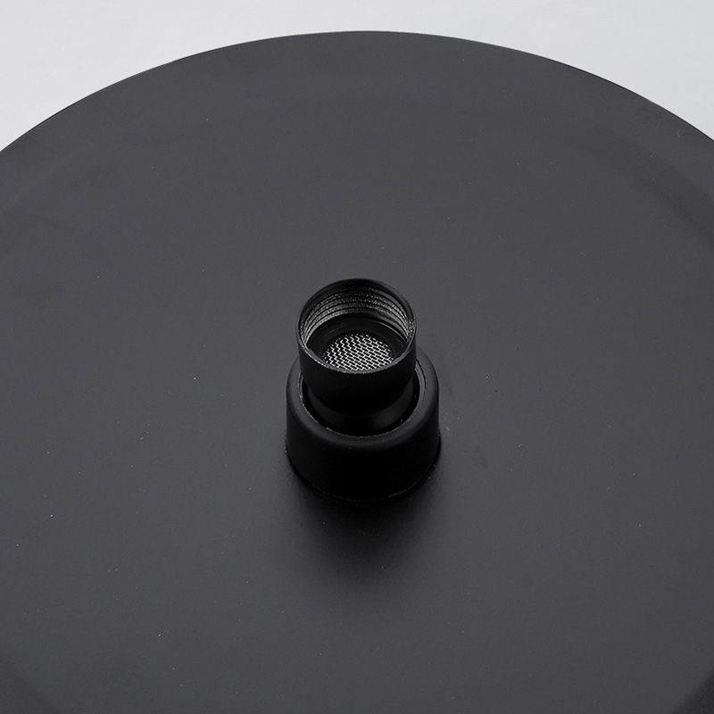 Contemporary Style Shower Head Plastic Fixed Shower Head in Round and Square Shape