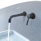 Wall-mounted faucet Glam Style sink bathroom faucet with lever handle