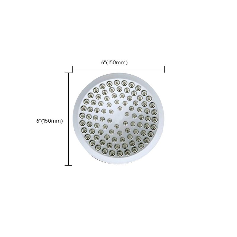 Contemporary round fixed wall shower head Silver shower head