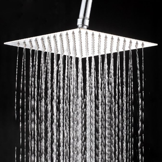 Wall-mounted shower head stainless steel fixed shower head with shower arm