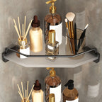 Modern Bathroom Accessories Set Bathroom Shelf Towel Holder Black Bathroom Accessories Set