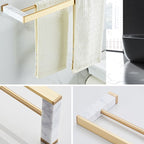 Modern White Bathroom Accessory As A Single Piece Or In A Set Made Of Marble