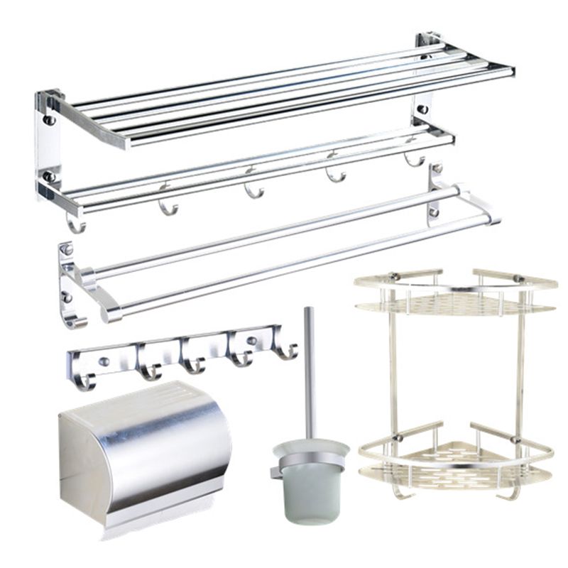 Modern Stainless Steel Paper Holder Bathroom Shelf Bathroom Accessories Set