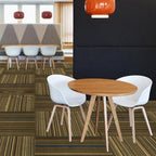 Dark Color Level Loop Carpet Tile Non-Slip Self-Adhesive Indoor Office Carpet Tiles