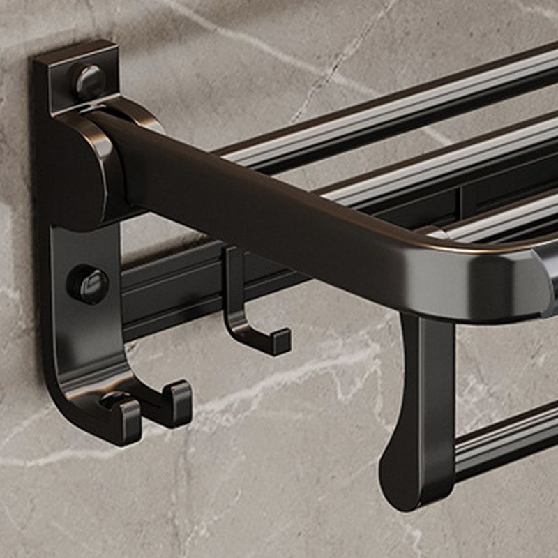 Traditional Aluminum Bathroom Accessories Set Black Bathroom Accessories Kit