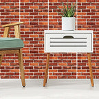 Plastic Peel & Stick Subway Tile 3D Subway Tile with Slip-Resistant Surface
