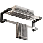 Contemporary Black Metal Bathroom Accessories Single Piece or as Set