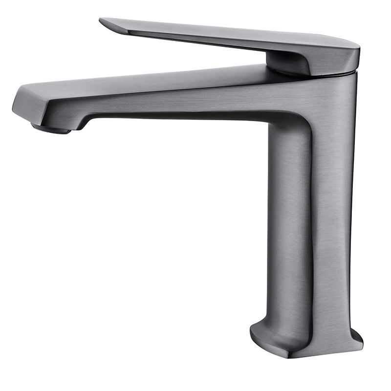 Modern centerset bathroom faucet Solid color copper faucet for the bathroom