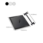 Stainless Steel Fixed Shower Head Rainfall Wall Mounted Shower Head with Extension Arm