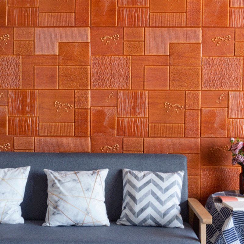 Industrial Wall Plank 3D Brick Bathroom Living Room Wall Panel Set of 1