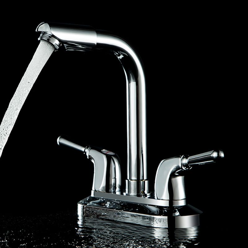 2-Handle Modern Vessel Sink Faucet Three-Way Bathroom Faucet