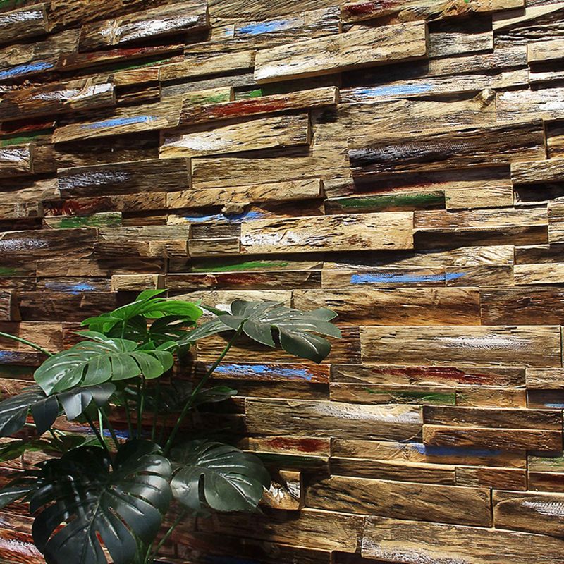 Wall cladding wood shiplap mosaic modern interior wall cladding
